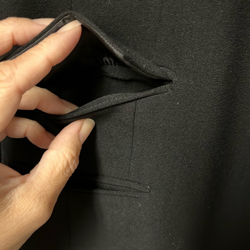 Apostrophe Essentials Black Double Breasted Suit … - image 8